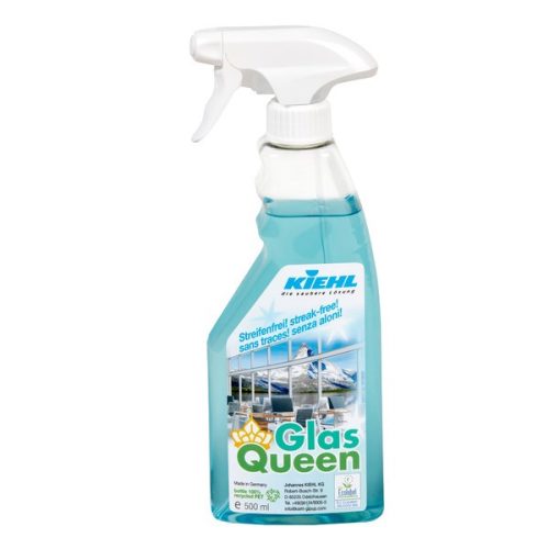 GlasQueen üveg- és felülettisztítószer 500ml szórófejjel újrahasznosított flakonban (6db/karton)