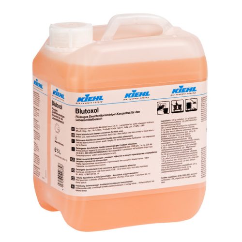 Blutoxol folyékony élelmiszeripari fertőtlenítő tiszt.koncentrátum. 5 liter, Kiehl