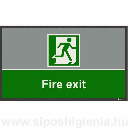 Fire Exit Biztonsági Beltéri szennyfogó szőnyeg 85x150cm