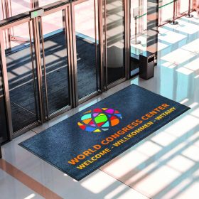   Beltéri emblémázott szennyfogó szőnyeg, Jet-Print, 150x250 cm