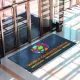 Beltéri emblémázott szennyfogó szőnyeg, Jet-Print, 150x360 cm