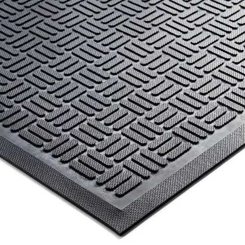 Kleen-Scrape Gumi szőnyeg Chequerboard mintázattal 85x150cm