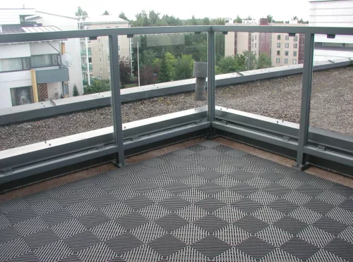 Kleen-Tile uszodai szőnyeg 30,4x30,4cm Szürke