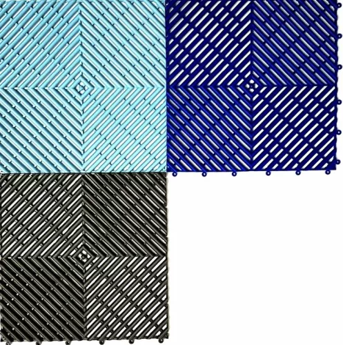 Kleen-Tile uszodai szőnyeg 30,4x30,4cm Pasztelkék