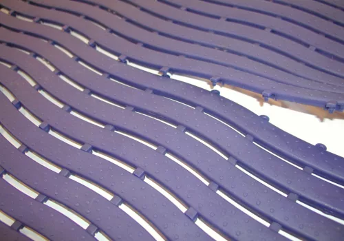 Kleen-Wave uszodai szőnyeg 58x100cm Sötétkék