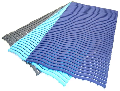 Kleen-Wave uszodai szőnyeg 58x100cm Pasztelkék