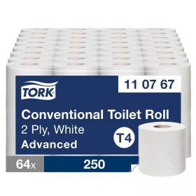   Tork kistekercses toalettpapir, fehér, 2 rétegü, (64db/karton)