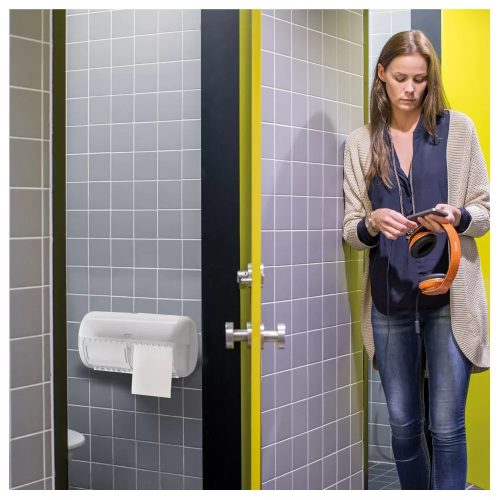 Tork kistekercses toalettpapir, fehér, 2 rétegü, (64db/karton)