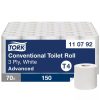 Kistekercses toalettpapír 3réteg 150lap/tek. 10db/csomag (7 csom./karton) ÚJ kiszerelés! Tork Advanced (Régi cikksz.:3065)-110792