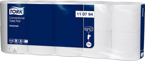 Kistekercses toalettpapír 2 réteg EXTRA hosszú 70tekercs/karton (régi cikkszám:2100) ÚJ kiszerekés! Tork Universal