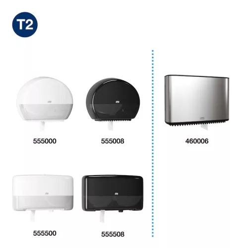 Mini Jumbo ÖKO NATURAL toalettpapír 2réteg. 170m, Tork Advanced T2 Rendszer 12tekercs/karton