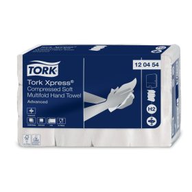   Kéztörlő Tork Xpress  Soft Multifold, Compressált 12csomag/krt H2 rendszer, Tork Advanced
