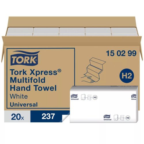 Interfold kéztörlö 2rét. 20csm/karton Tork Universal H2 Rendszer