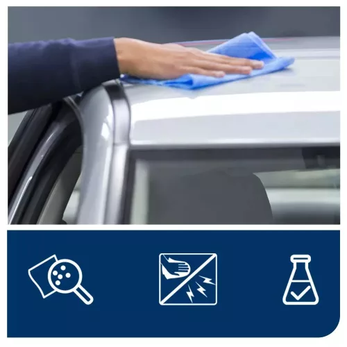 Tork szöszszegény tisztítókendő ipari környezetbe, TOP Pack hajtogatott 80lap/csomag