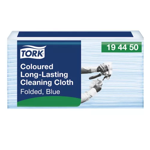 Tork Premium Speciális színkódolt törlőkendő kék 40lap/csomag