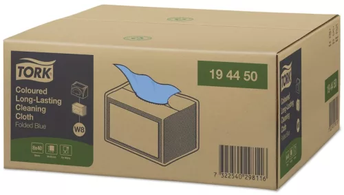Tork Premium Speciális színkódolt törlőkendő kék 40lap/csomag