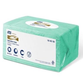  Tork Premium Speciális színkódolt törlőkendő zöld 40lap/csomag