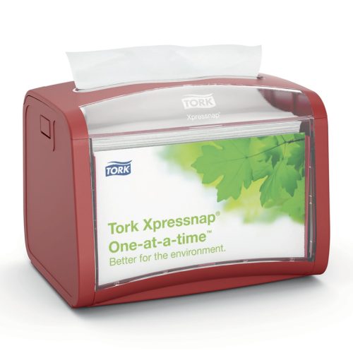 Tork Xpressnap asztali szalvéta adagoló PIROS N4 rendszer(272612