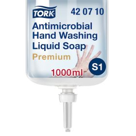   Tork alkoholmentes fertőtlenítő folyékony szappan 1 liter ( 6db/kart.) Tork Premium S1 rendszer
