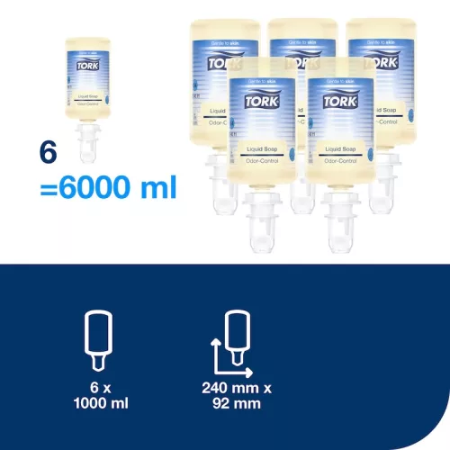 Tork szagsemlegesítő folyékony szappan 1000ml Tork Premium S4 Rendszer