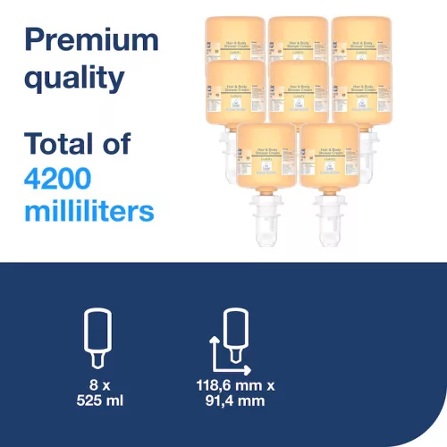 Tork Akciós csomag Mini Luxus krémszappan tusoláshoz és hajmosáshoz + Adagoló