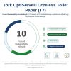 OptiServe Kompakt tekercses toalettpapír 2 réteg 24tekercs/kart. T7 rendszer Tork Premium NEW