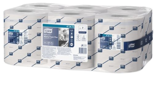 Reflex PLUS Fehér törlőpapír 2 réteg belsőmagos 450lap/tekercs (6tek./kart.) M4 rendszer Tork Advanced