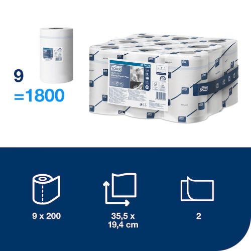 Reflex PLUS mini törlőpapír belsőmagos 2 réteg M3 Rendszer Tork Advanced