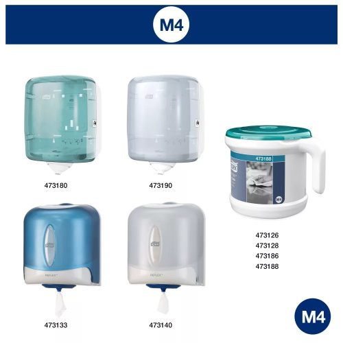 Reflex törlőpapír KÉK 1 réteg belsőmagos ( 6tek./kart.)  M4 rendszer Tork Premium