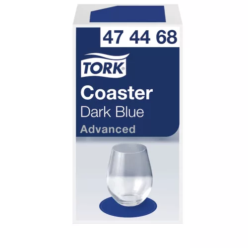 Poháralátét sötétkék kerek 8 rétegű 250db/csomag Tork Advanced