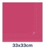 Szalvéta pink/magenta 33x33cm 2 réteg 200db/csomag, 10 csomag/karton