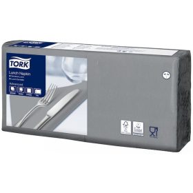   Szalvéta szürke 33x33cm 2 réteg 200db/csom. (10csom./kart) Tork Advanced