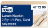 Szalvéta csontszín 33x33cm 2 rétegű 200db/csomag 10csomag/kart. Tork Advanced