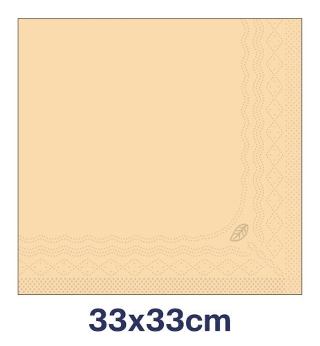 Szalvéta csontszín 33x33cm 2 rétegű 200db/csomag 10csomag/kart. Tork Advanced