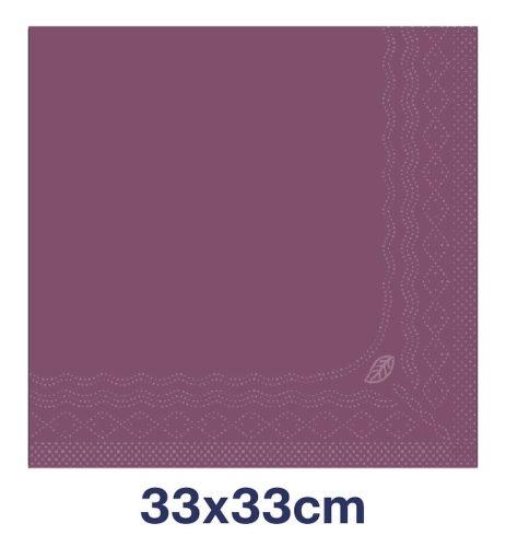 Szalvéta bíbor 33x33cm 2 réteg 200db/csom.(10csom./kart.) Tork Advanced