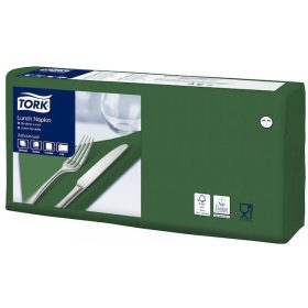   Szalvéta zöld 33x33cm 2 réteg 200db/csomag, 10 csomag/kart. Tork Advanced