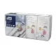 Napkin Good Morning 33x33cm 2 ply, 1/8 fold 200pcs/pack (10pack/carton)