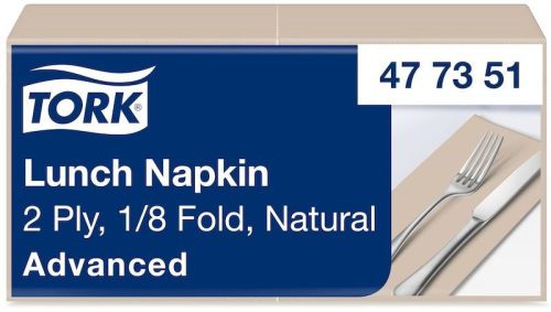 Szalvéta ÖKO Natural 33x33cm 1/8 hajt.200db/csomag (10csom./kart. ) Tork Advanced