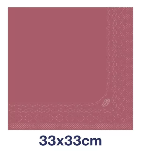 Szalvéta BORDÓ, 33x33cm 3 rétegű, 150db/csomag, 10csom/kartonn Tork Advanced