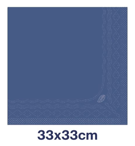 Szalvéta SÖTÉTKÉK 33x33cm 3 rétegű, 150db/csomag, 10csom/kartonn Tork Advanced