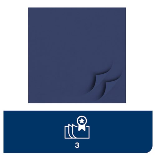 Szalvéta SÖTÉTKÉK 33x33cm 3 rétegű, 150db/csomag, 10csom/kartonn Tork Advanced