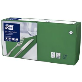   Szalvéta SÖTÉTZÖLD, 33x33cm 3 rétegű, 150db/csomag, 10csom/kartonn Tork Advanced