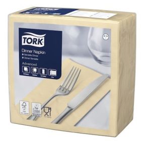   Szalvéta CSONTSZÍN 39x39 2 rét.1/8hajt. 150db/csomag, Tork Advan
