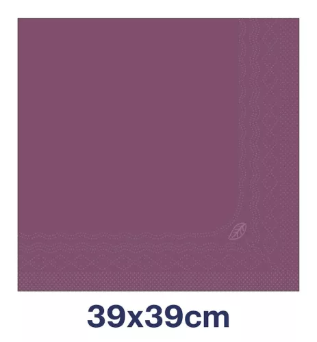 Szalvéta BÍBOR 39x39cm 3réteg. 100db/csomag, 12csomag/karton Tork Advanced