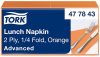 Szalvéta Narancssárga 33x33 cm, 2 réteg, 200db/csomag, 10csom/kart Tork Advanced
