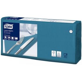   Szalvéta kékeszöld 33x33cm 2 réteg 200db/csomag, (10 csom./kart.)