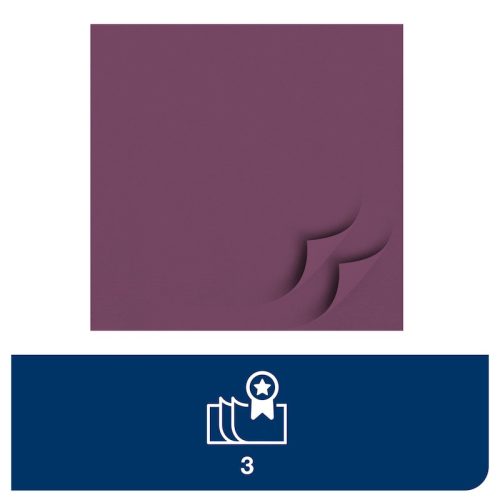 Szalvéta BÍBOR színű 33x33cm 3réteg.150lap/csomag (10csom./karton) Tork Advanced