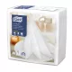 LinStyle textilhatású szalvéta fehér, 39x39cm, 50db/csom(12csom/kart.) Tork Premium
