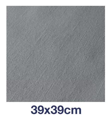 LinStyle textilhatású szalvéta szürke, 39x39cm, 50db/csomag Tork Premium