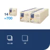 LinStyle textilhatású szalvéta krém 39x39cm,50db/csomag(14csom/kart.) Tork Premium ÚJ KISZERELÉS!